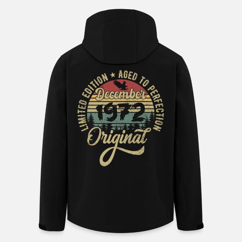 December 1972 - Legend since December 1972 - Men’s Recycled Softshell Jacket by Stanley/Stella - black