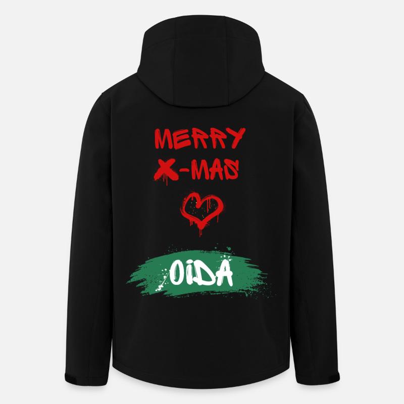 Noël, Oida - Veste softshell homme en polyester recyclé Stanley/Stella - noir