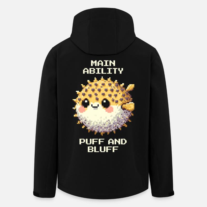 Hauptfähigkeit | Kugelfisch - Recycelte Männer Softshell-Jacke von Stanley/Stella - Schwarz