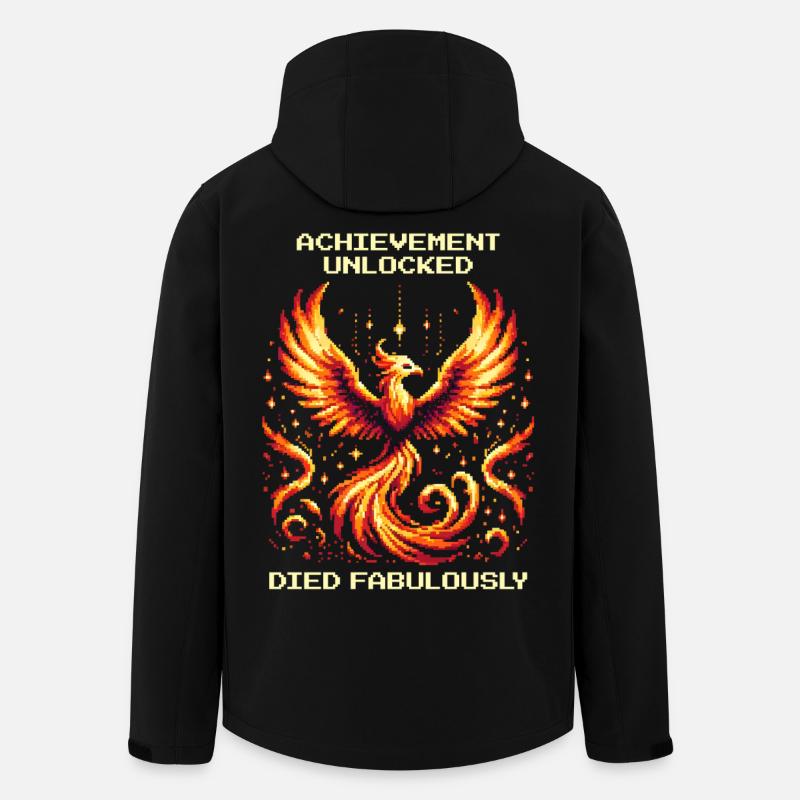 Succès débloqué : Mort fabuleuse | JDR - Veste softshell homme en polyester recyclé Stanley/Stella - noir