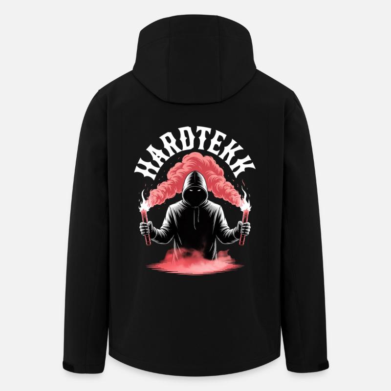 Hardtekk Tekke Allemagne de l’Est - Veste softshell homme en polyester recyclé Stanley/Stella - noir