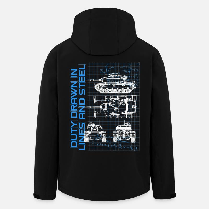 Militär Mechaniker - Recycelte Männer Softshell-Jacke von Stanley/Stella - Schwarz
