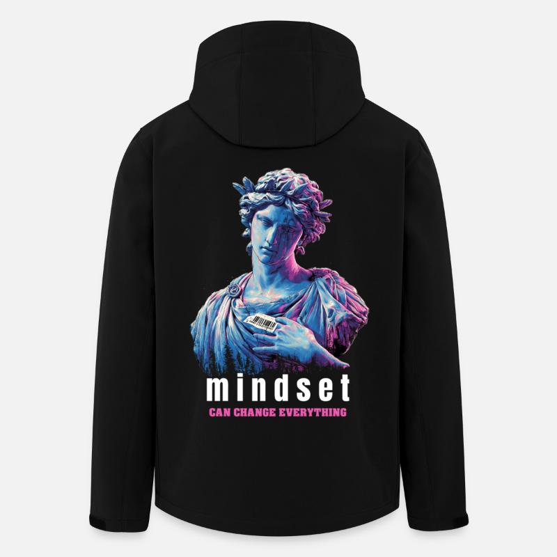 Mindset - Recycelte Männer Softshell-Jacke von Stanley/Stella - Schwarz