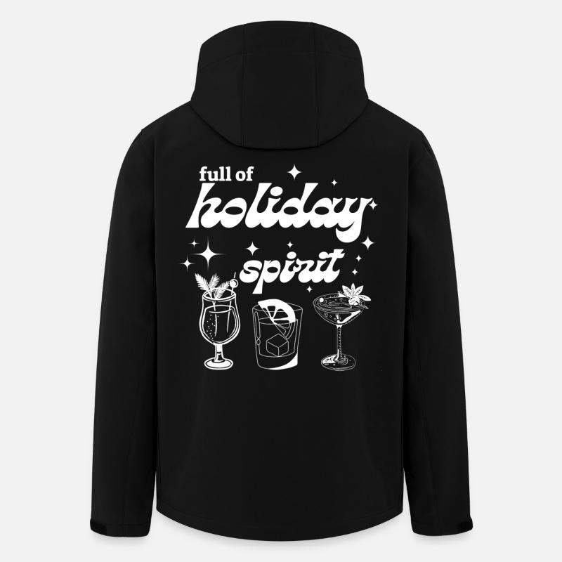Voller Urlaubsstimmung - Recycelte Männer Softshell-Jacke von Stanley/Stella - Schwarz