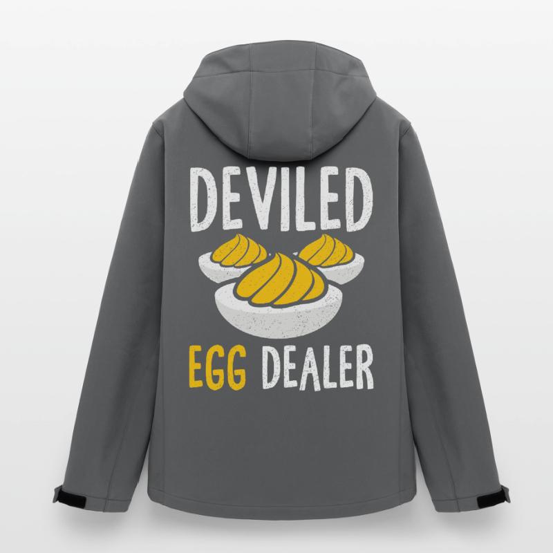 Stuffed Eggs Deviled Eggs Thanskgiving Men’s Recycled Softshell Jacket by Stanley/Stella