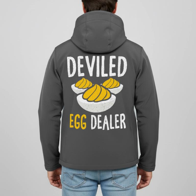Stuffed Eggs Deviled Eggs Thanskgiving Men’s Recycled Softshell Jacket by Stanley/Stella