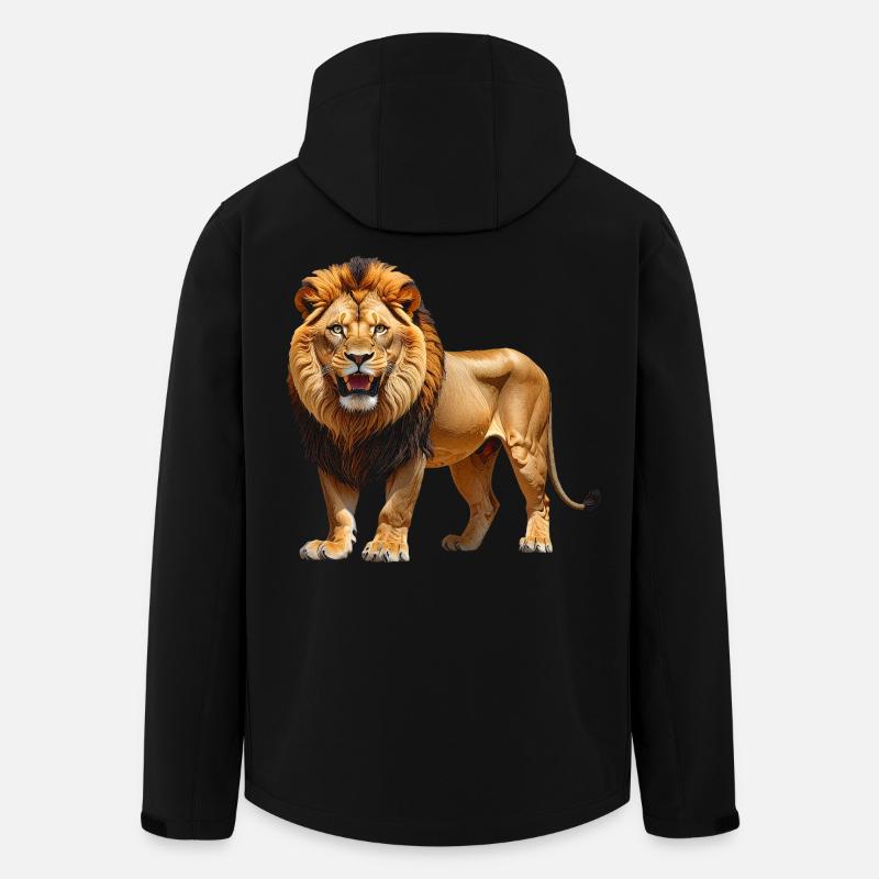 Loewe - Recycelte Männer Softshell-Jacke von Stanley/Stella - Schwarz