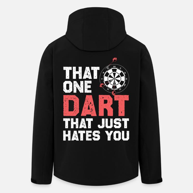 Dart that hates you - Men’s Recycled Softshell Jacket by Stanley/Stella - black