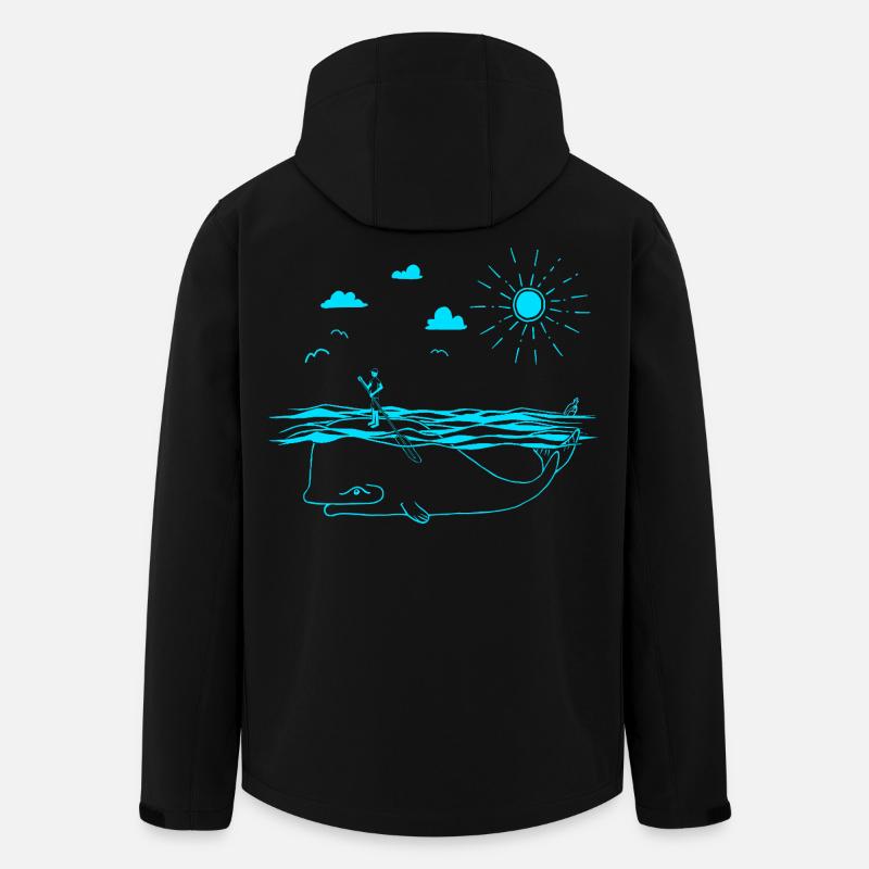 SUP - Recycelte Männer Softshell-Jacke von Stanley/Stella - Schwarz