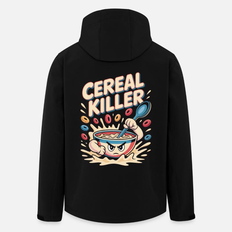 Retro Breakfast - Men’s Recycled Softshell Jacket by Stanley/Stella - black