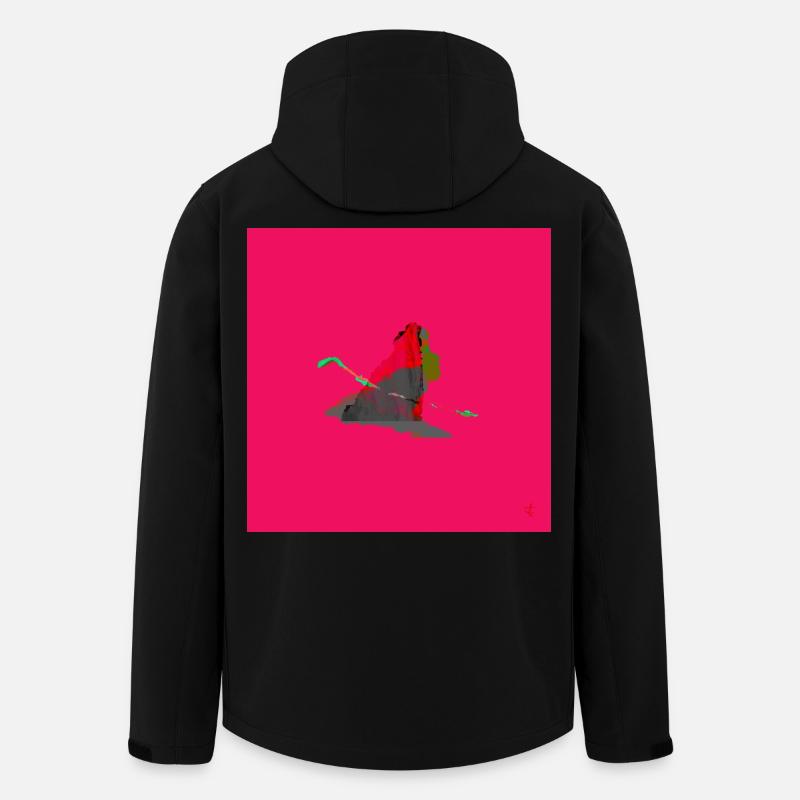 TEXTURA_DE_COLOR_#22 - Recycelte Männer Softshell-Jacke von Stanley/Stella - Schwarz
