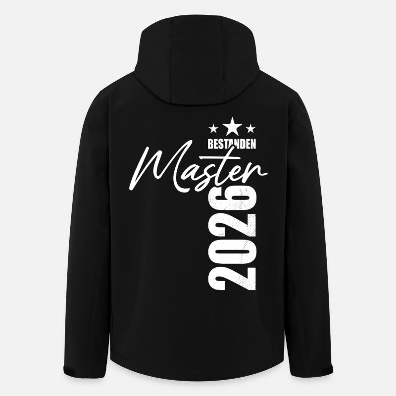 Master passed 2026 - Exam - Success - Men’s Recycled Softshell Jacket by Stanley/Stella - black