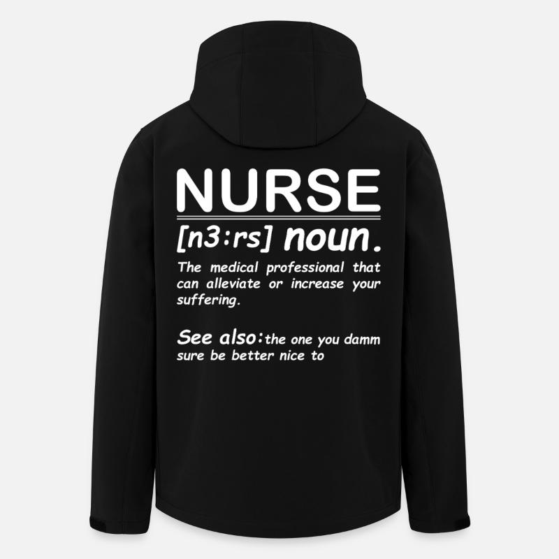 Krankenschwester - Recycelte Männer Softshell-Jacke von Stanley/Stella - Schwarz