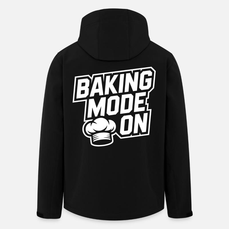Backmodus An – Küchenhumor Design - Recycelte Männer Softshell-Jacke von Stanley/Stella - Schwarz