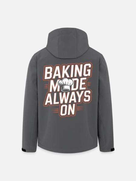 Baking mode always on - Men’s Recycled Softshell Jacket by Stanley/Stella - black