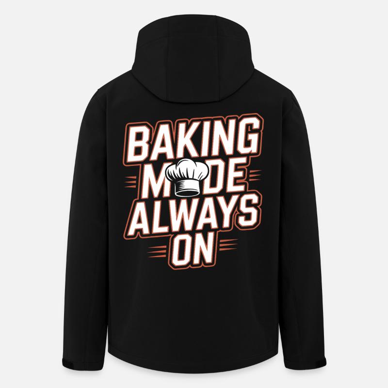 Baking mode always on - Men’s Recycled Softshell Jacket by Stanley/Stella - black
