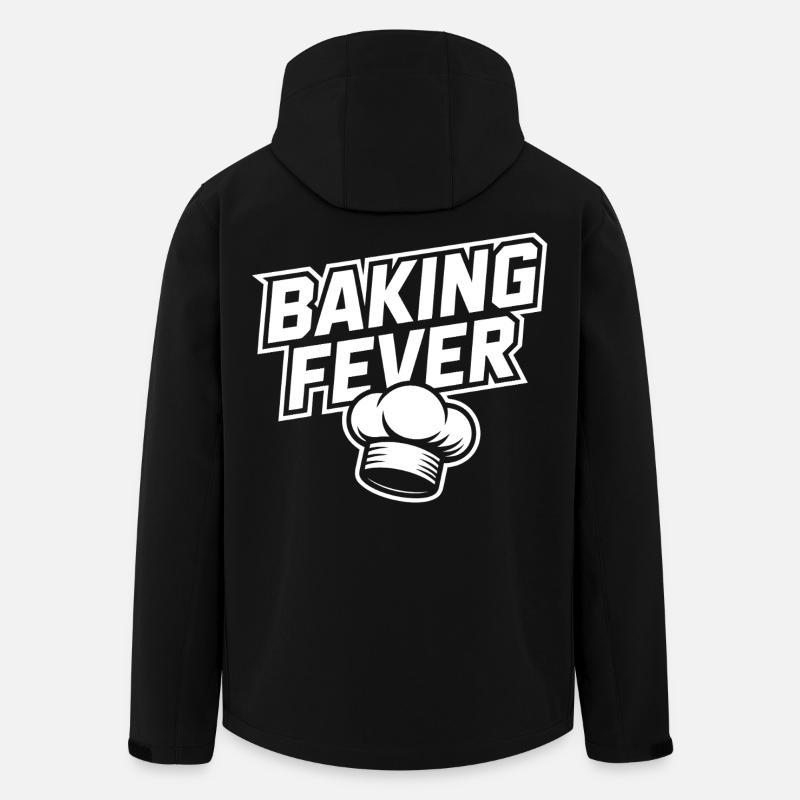Baking Fever Chef Motif - Men’s Recycled Softshell Jacket by Stanley/Stella - black
