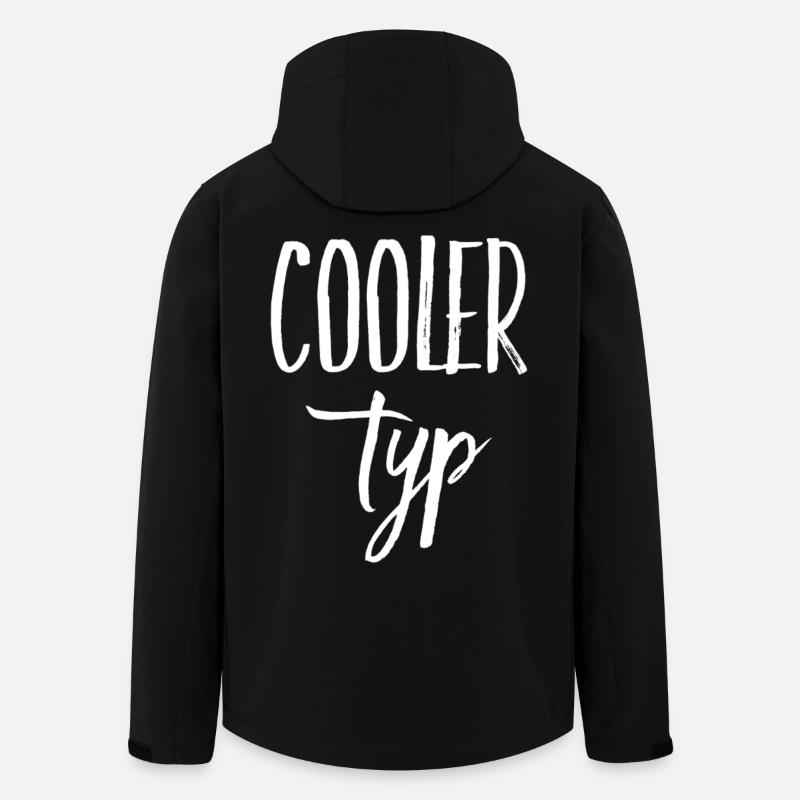 COOLER TYP - Recycelte Männer Softshell-Jacke von Stanley/Stella - Schwarz