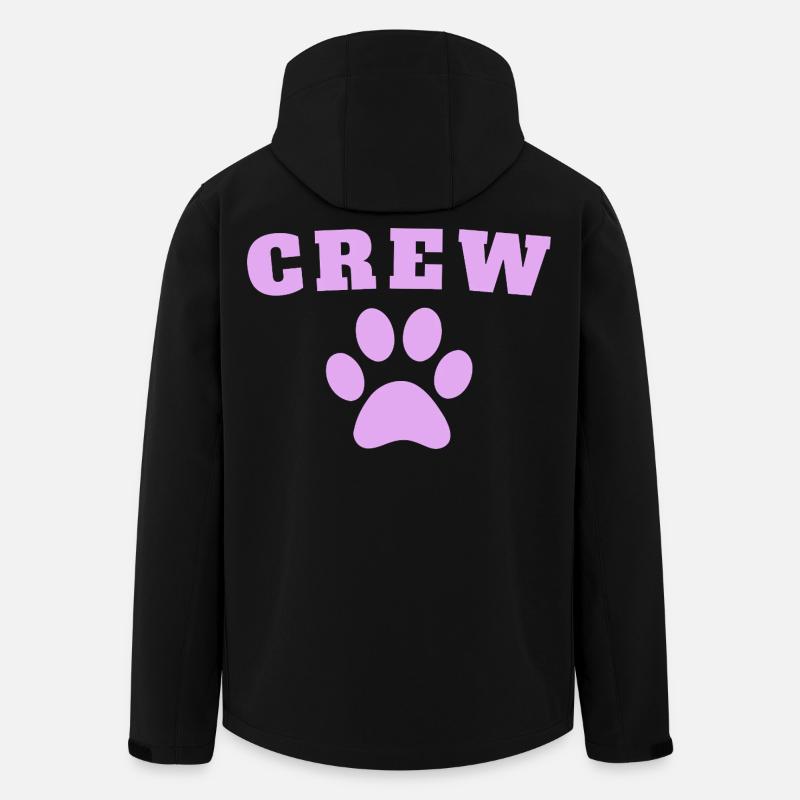 Crew Dog - Men’s Recycled Softshell Jacket by Stanley/Stella - black