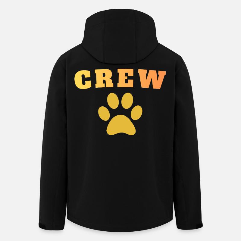 Chien d’équipage - Veste softshell homme en polyester recyclé Stanley/Stella - noir