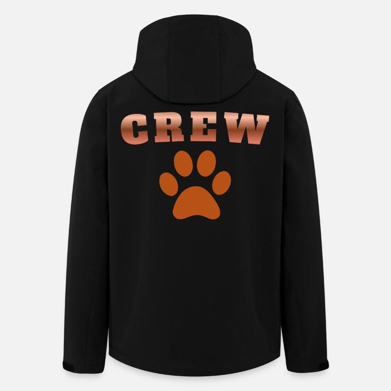 Crew Dog - Recycelte Männer Softshell-Jacke von Stanley/Stella - Schwarz