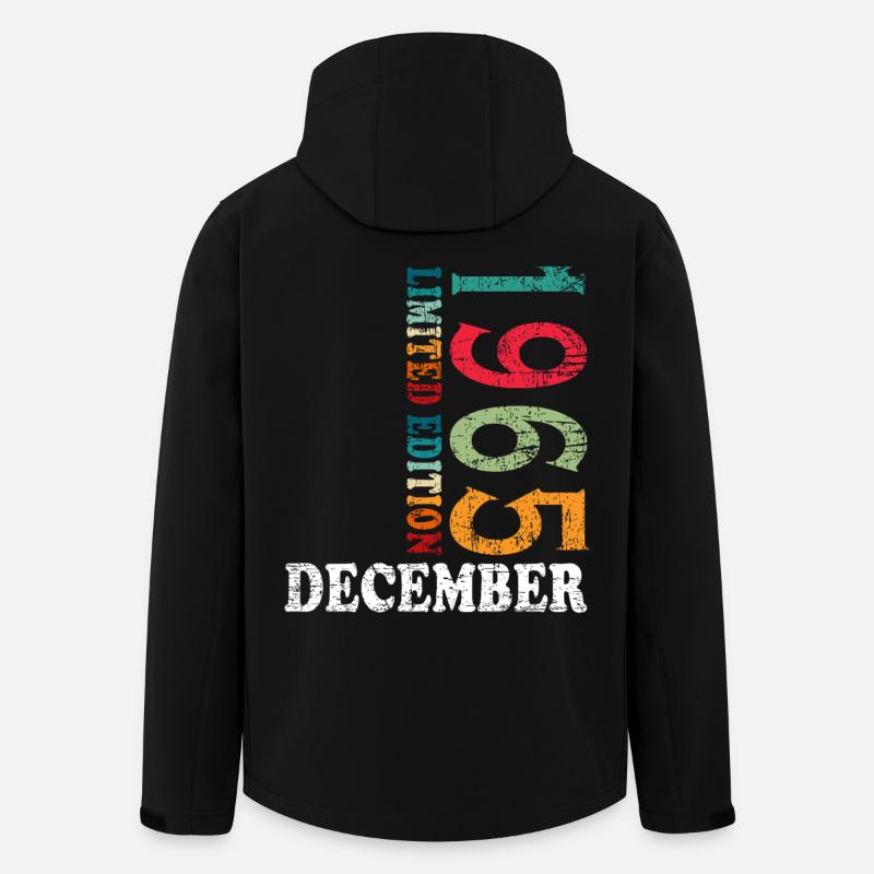 Birthday in December 1965 - December - Men’s Recycled Softshell Jacket by Stanley/Stella - black