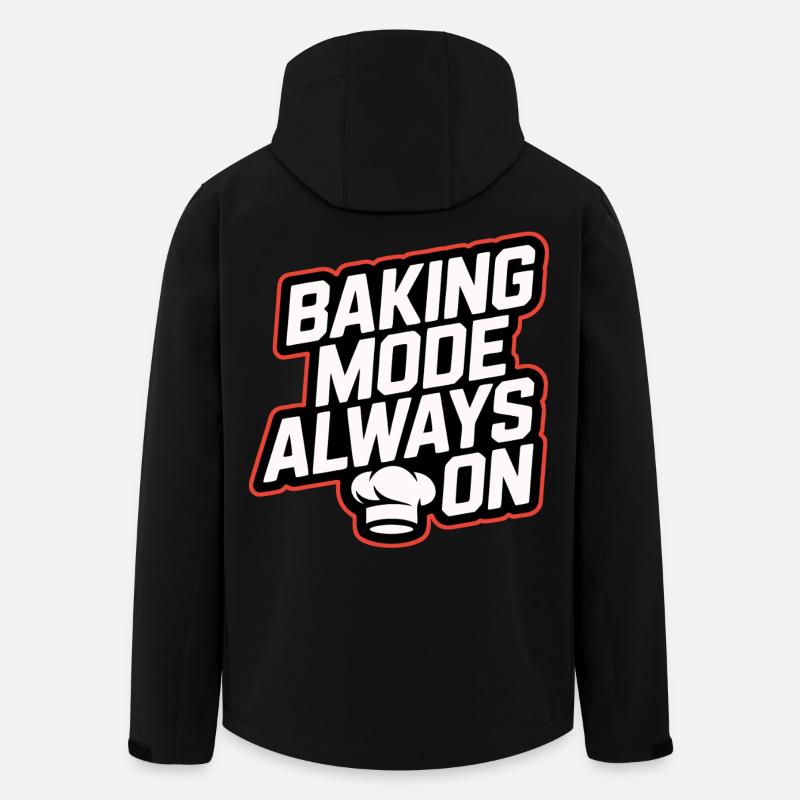 Baking mode always on - Men’s Recycled Softshell Jacket by Stanley/Stella - black