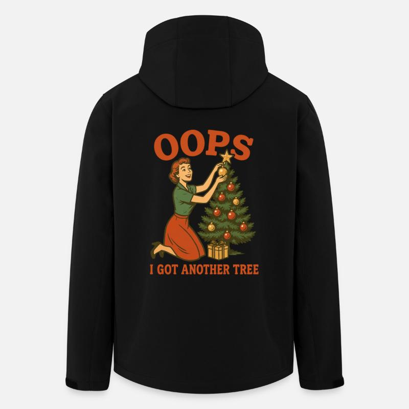 Oops I Got Another Tree - Men’s Recycled Softshell Jacket by Stanley/Stella - black