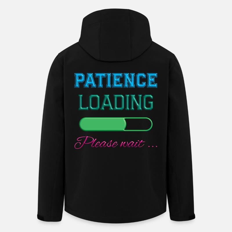 Geduld lädt T-Shirt - Recycelte Männer Softshell-Jacke von Stanley/Stella - Schwarz