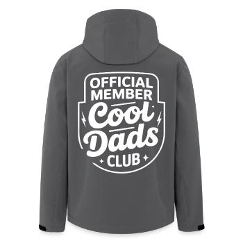 Offizieller Cool Dads Club - Recycelte Männer Softshell-Jacke von Stanley/Stella - Schwarz - Hinten - AI Model Male 185 light (185cm)