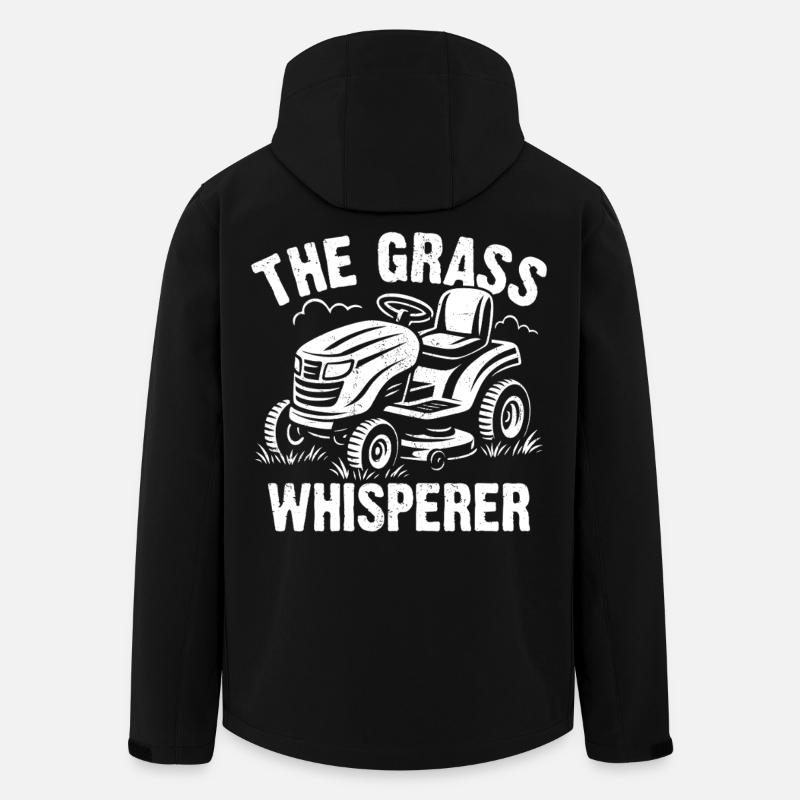 The Grass Whisperer - Men’s Recycled Softshell Jacket by Stanley/Stella - black