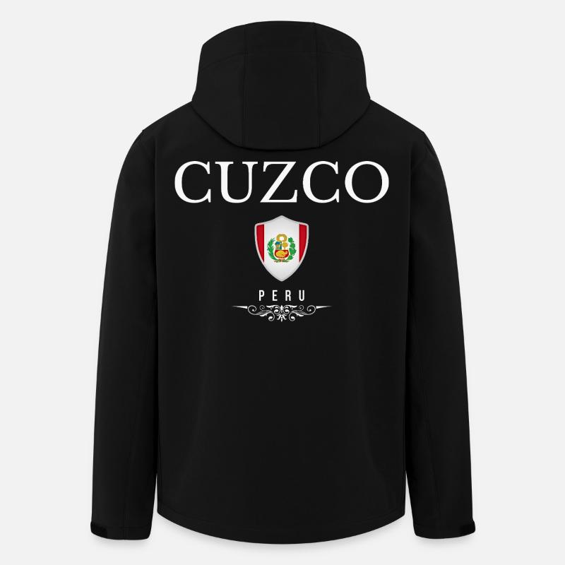 Souvenir Cuzco, Cuzco Peru - Men’s Recycled Softshell Jacket by Stanley/Stella - black