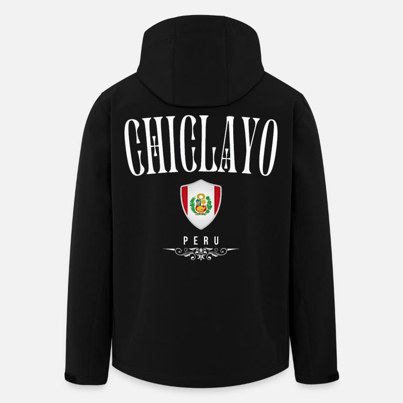Souvenir Chiclayo, Chiclayo Pérou - Veste softshell homme en polyester recyclé Stanley/Stella - noir
