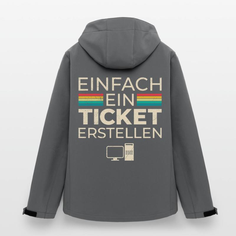 Science Coder CRÉEZ SIMPLEMENT UN BILLET DRÔLE Veste softshell homme en polyester recyclé Discoverer Stanley/Stella