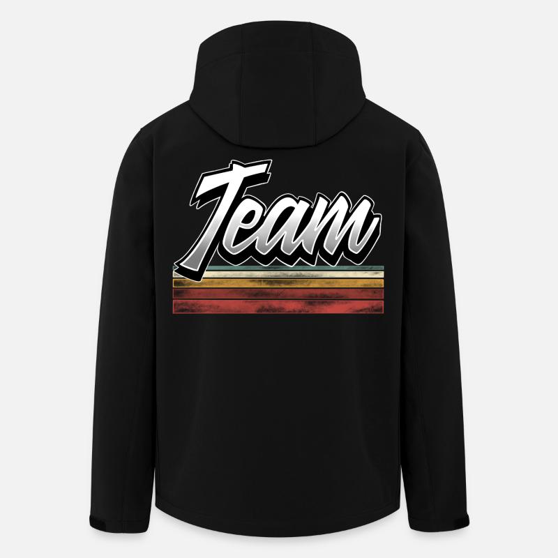 Équipe - Veste softshell homme en polyester recyclé Stanley/Stella - noir