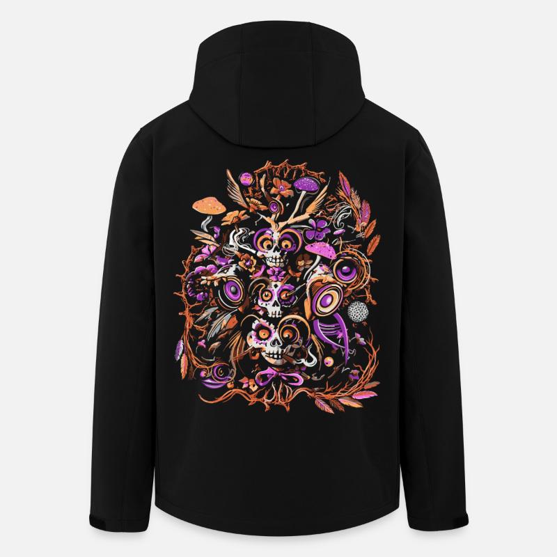 Karnevalsgeist - Recycelte Männer Softshell-Jacke von Stanley/Stella - Schwarz