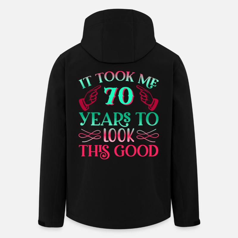 It took 70 years to look so good - Men’s Recycled Softshell Jacket by Stanley/Stella - black