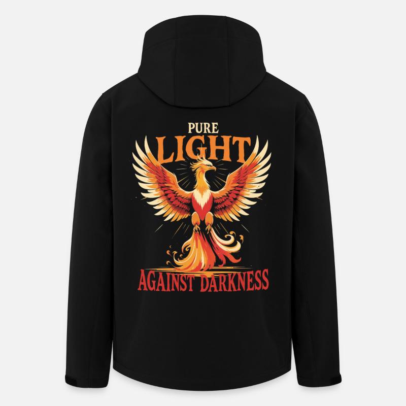 Phoenix Mythological Creatures - Men’s Recycled Softshell Jacket Discoverer by Stanley/Stella - black