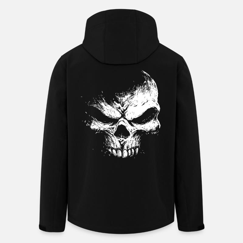 Evil Skull – Dark Grinning Beast - Recycelte Männer Softshell-Jacke von Stanley/Stella - Schwarz