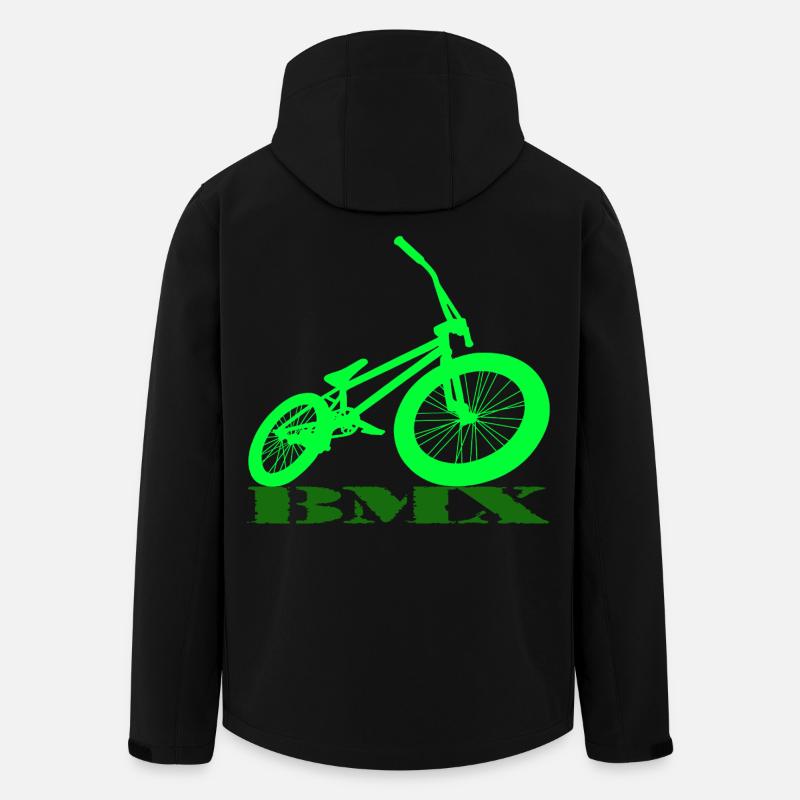 BMX Rad - Recycelte Männer Softshell-Jacke von Stanley/Stella - Schwarz