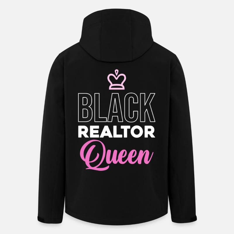Reine de la propriété noire - Veste softshell homme en polyester recyclé Stanley/Stella - noir
