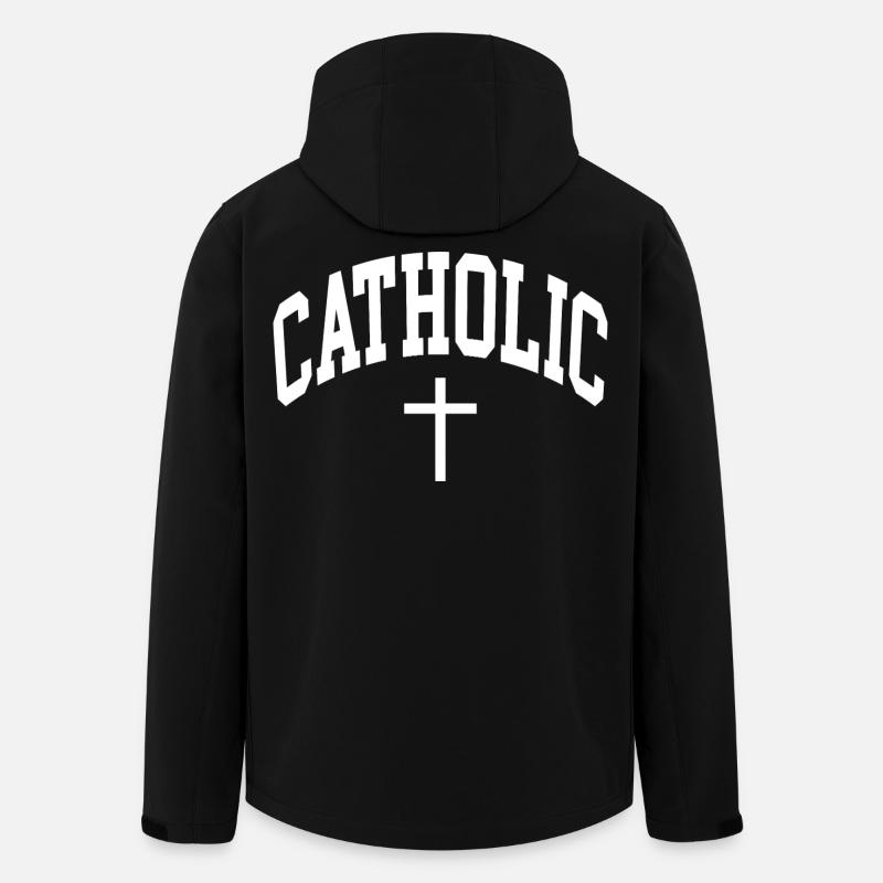 Katholisch Katholik Catholic - Men’s Recycled Softshell Jacket by Stanley/Stella - black