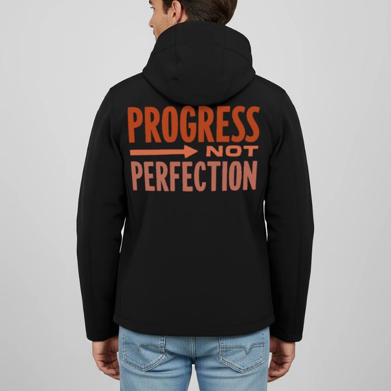 Le progrès, pas la perfection Le progrès compte Veste softshell homme en polyester recyclé Discoverer Stanley/Stella