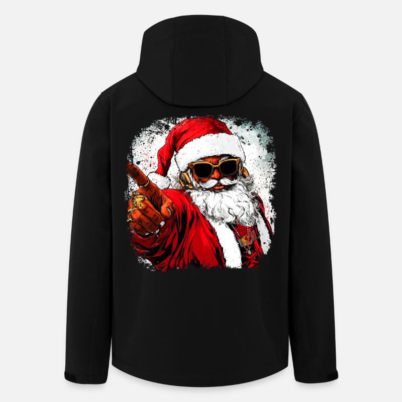 Hip Hop du Père Noël - Veste softshell homme en polyester recyclé Stanley/Stella - noir