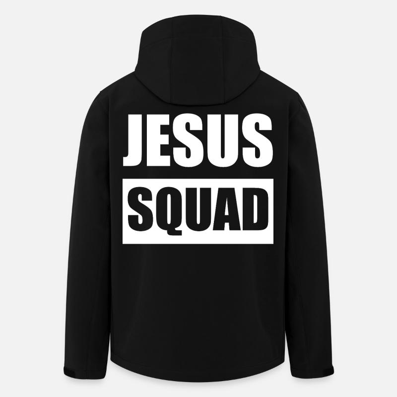 Jesus Squad Logo Tee - Men’s Recycled Softshell Jacket by Stanley/Stella - black
