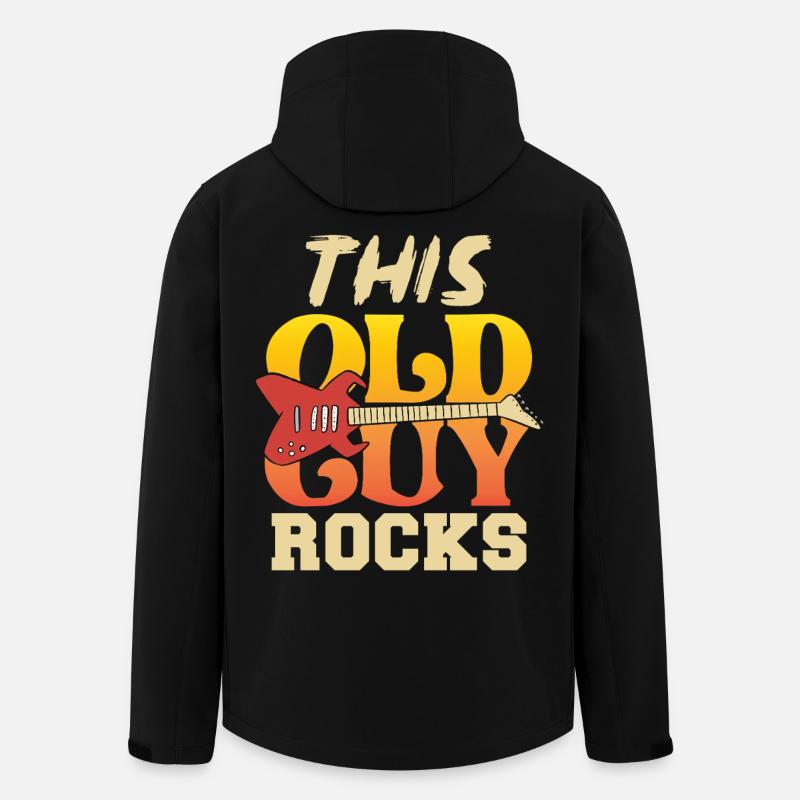 Ce vieux gars est génial - Veste softshell homme en polyester recyclé Stanley/Stella - noir