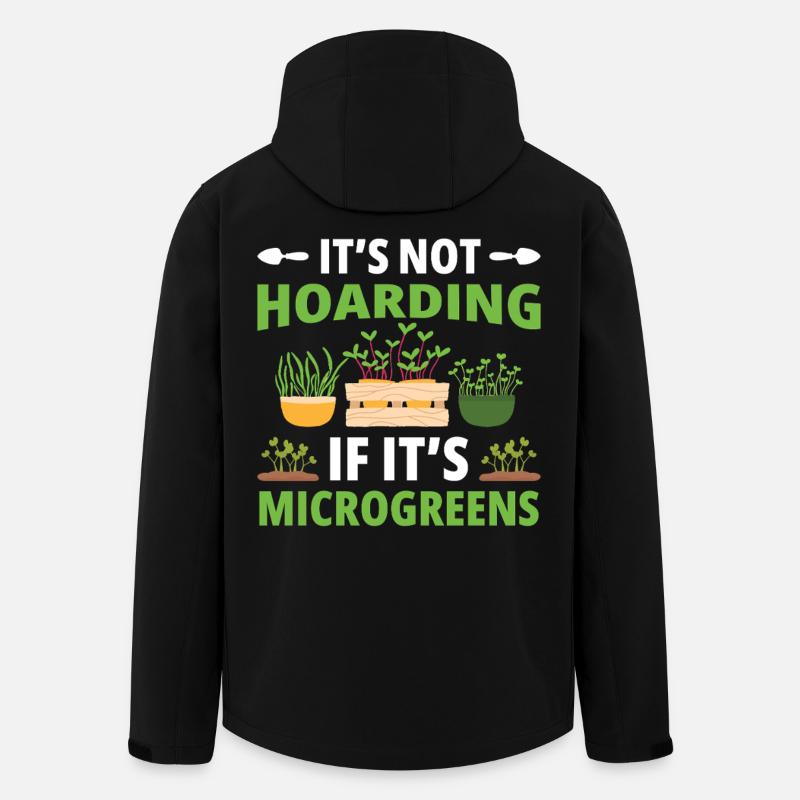 Sprout Farming Kit Microgreens Gartenzubehör - Recycelte Männer Softshell-Jacke von Stanley/Stella - Schwarz