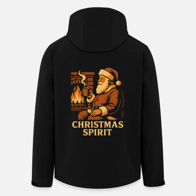Christmas Spirit - Recycelte Männer Softshell-Jacke von Stanley/Stella - Schwarz