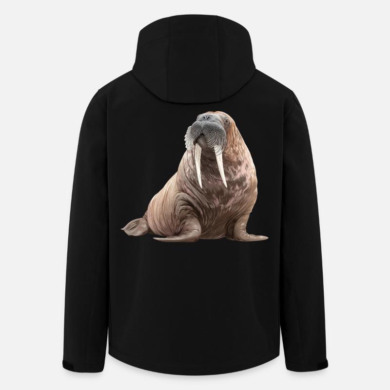 Walrus - Men’s Recycled Softshell Jacket by Stanley/Stella - black