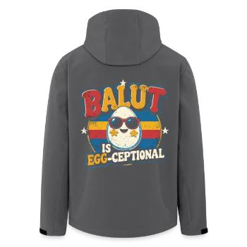 Balut Is Egg-Ceptional Phillippinen - Recycelte Männer Softshell-Jacke von Stanley/Stella - Schwarz - Hinten - AI Model Male 185 light (185cm)